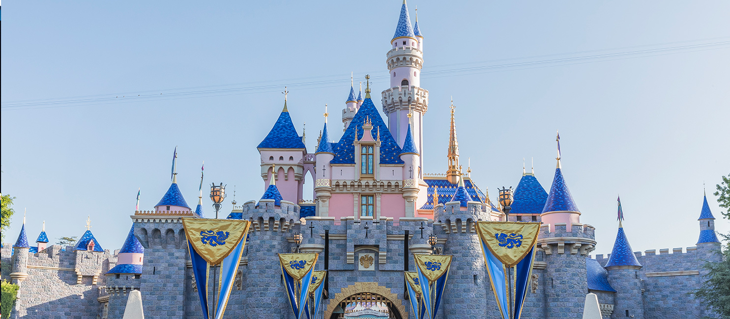  Sleeping Beauty's castle at Disneyland