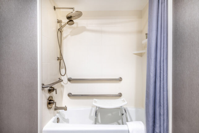 Shower Tub Combo with Shower Chair