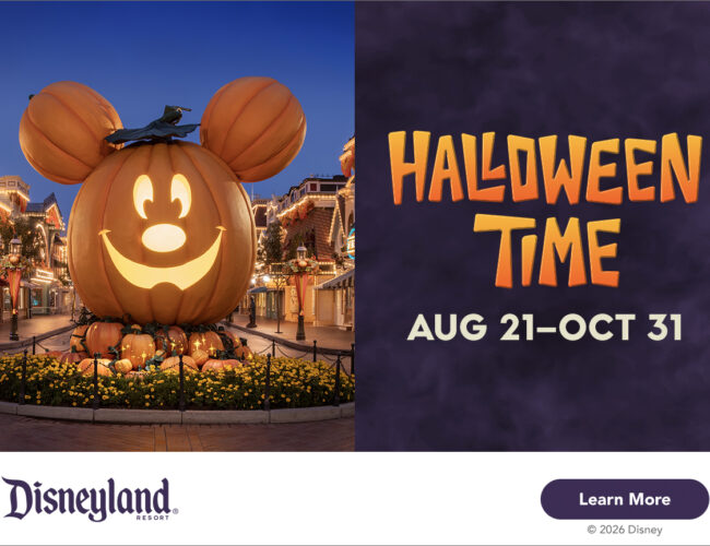 Disneyland Halloween giant pumpkin